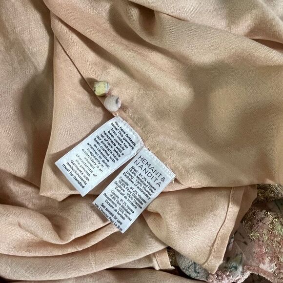 HEMANT AND‎ NANDITA Nora Maxi Dress in Rose Pink - Picture 11 of 11